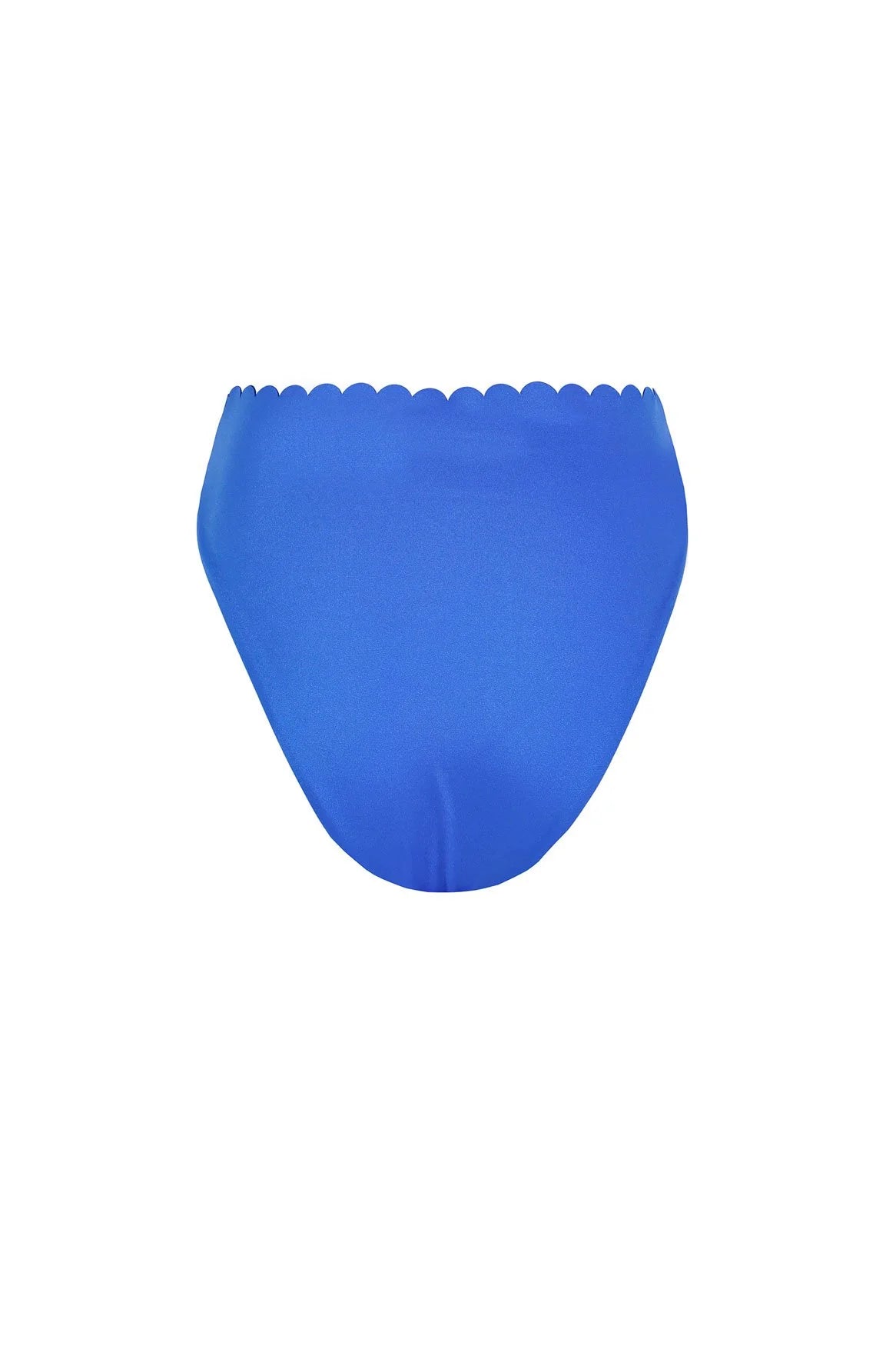 Penelope Basket Blue Scallop Bikini Bottom