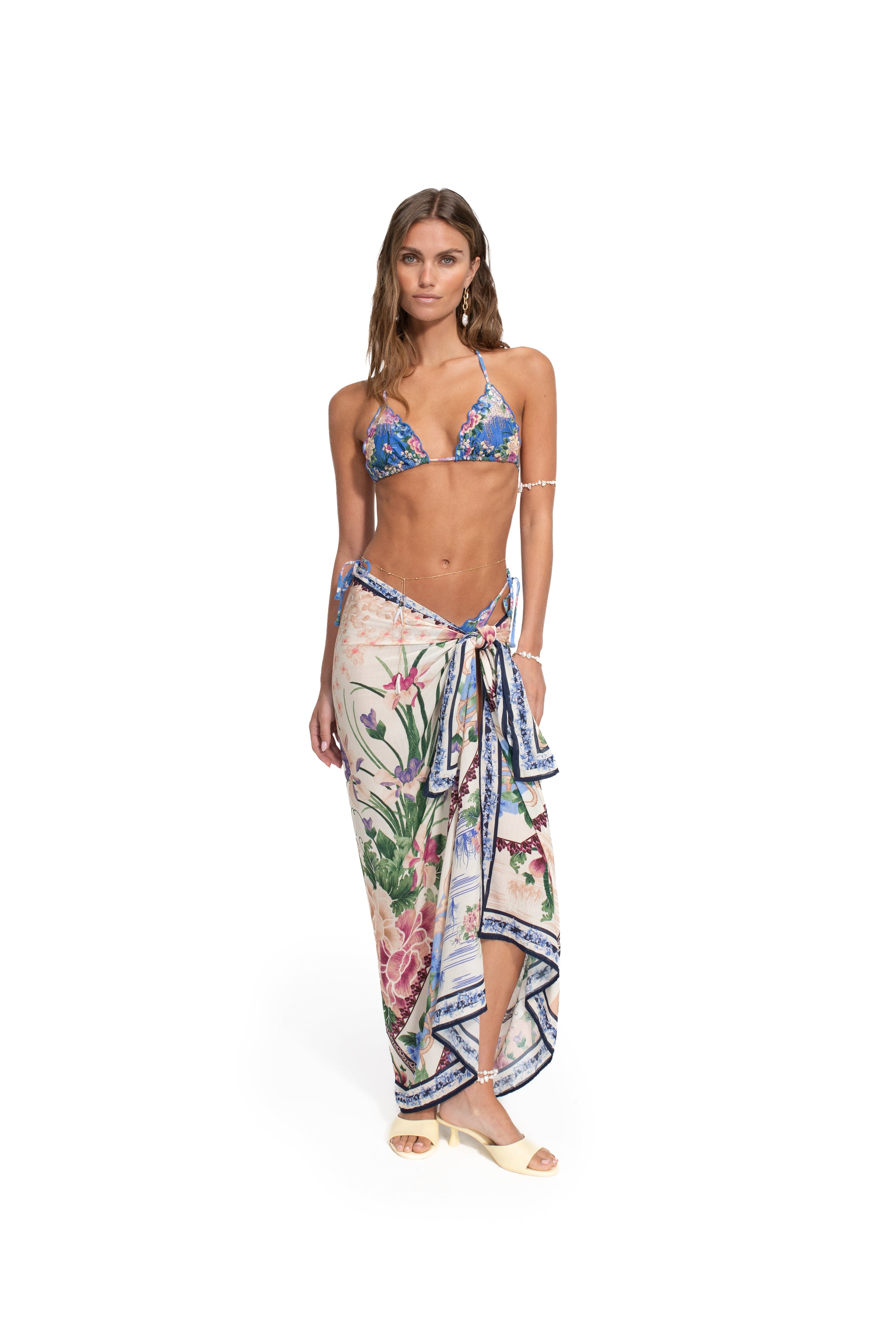 MARINE IVY PAREO SARONG