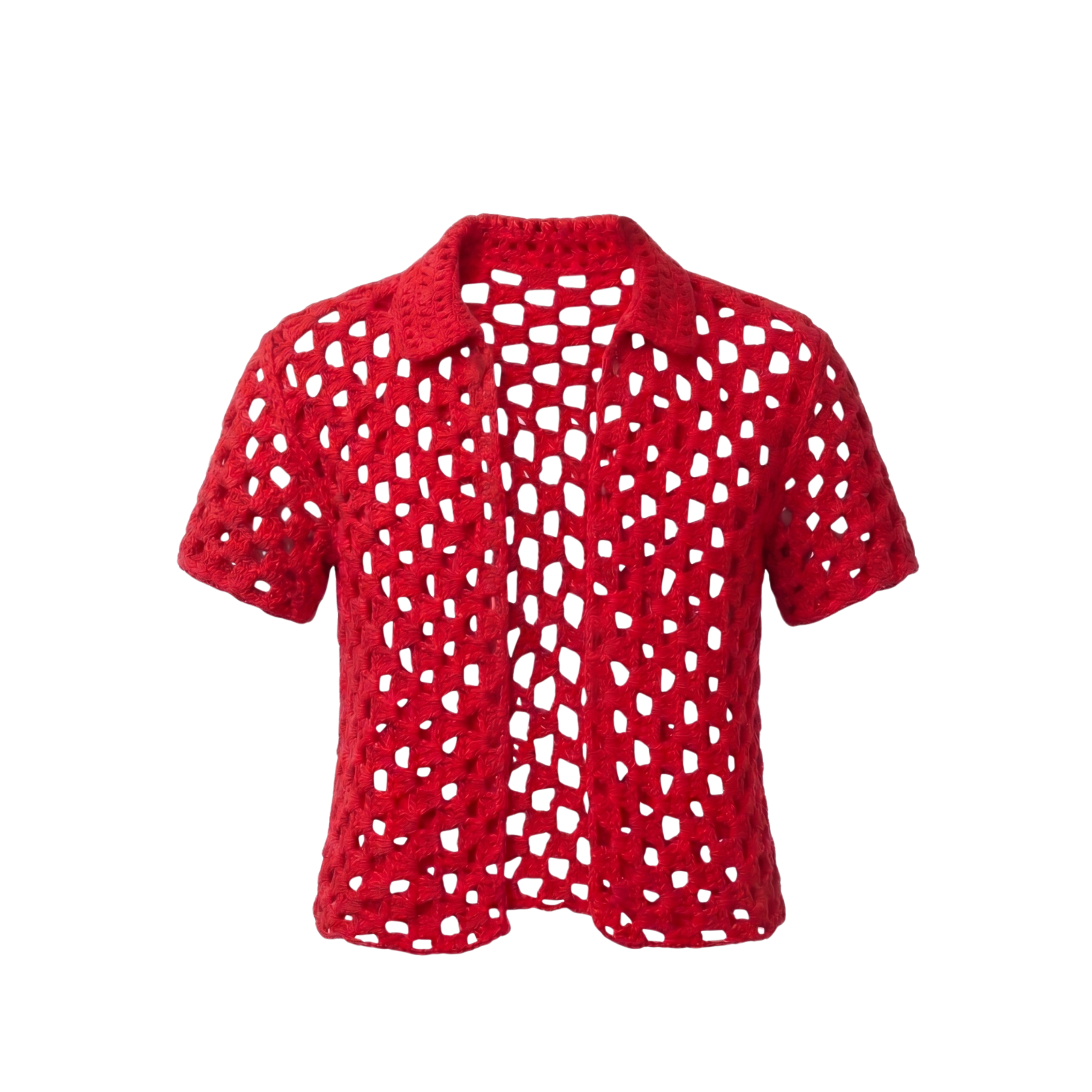Poppy Crochet Shirt