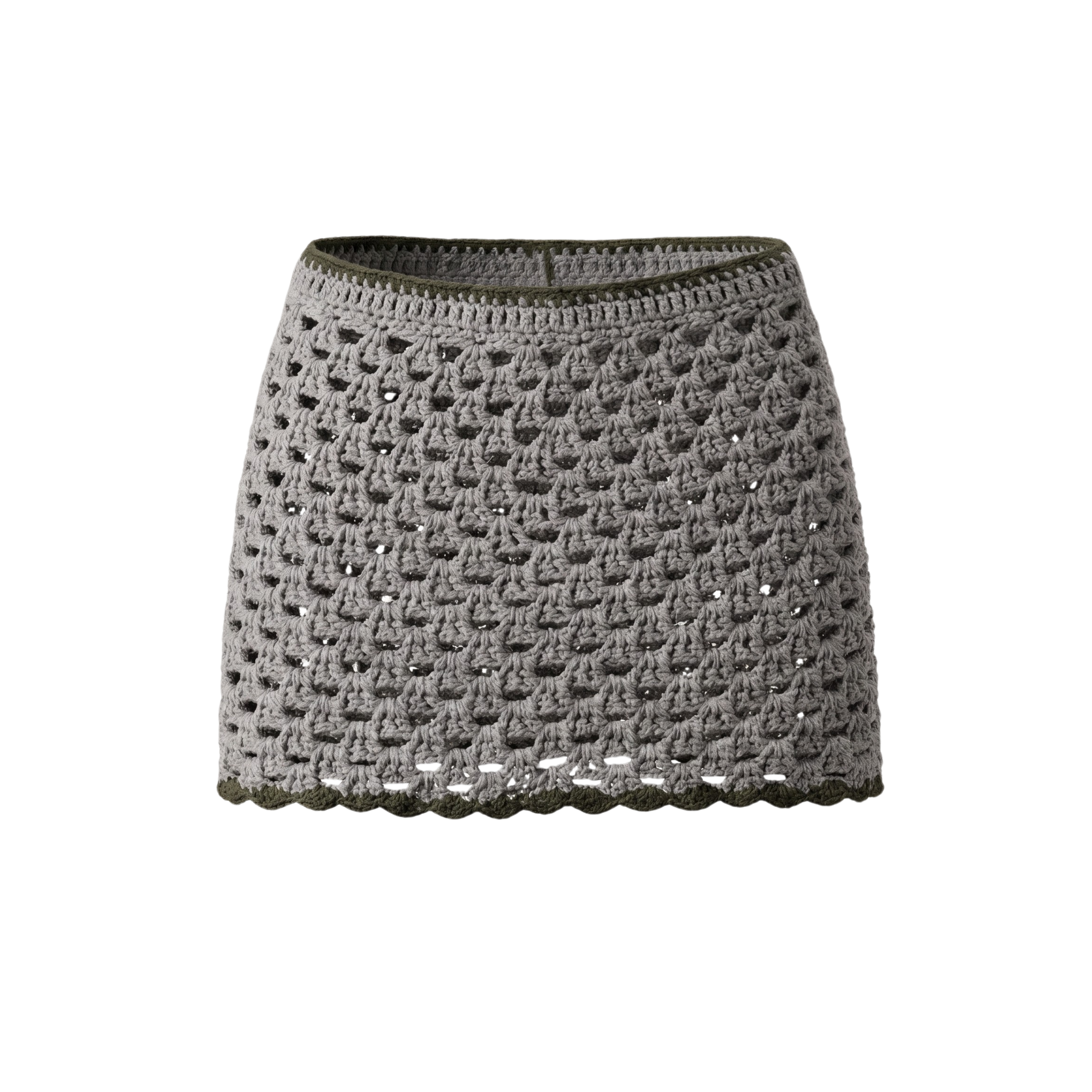 Storm Crochet Mini Skirt