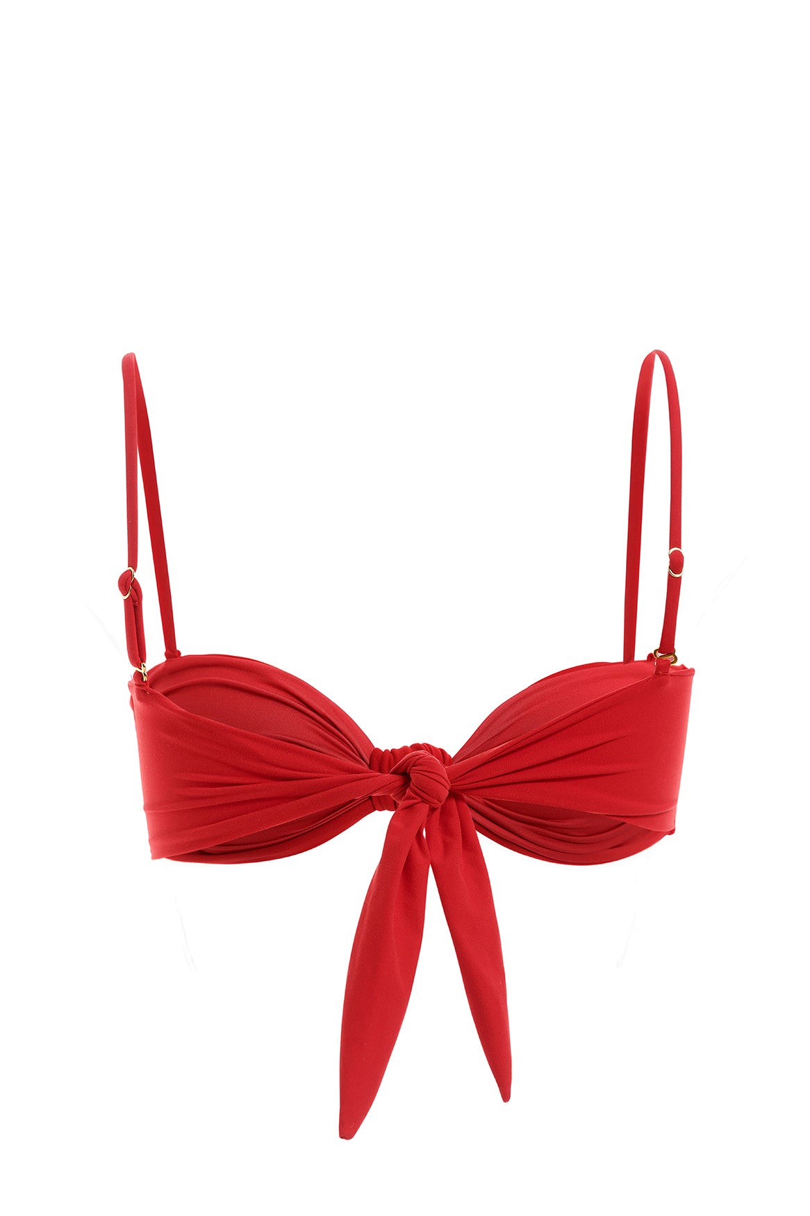 Lucille Red Bikini Top