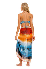 Marine Shaka Pareo Sarong Cover Up