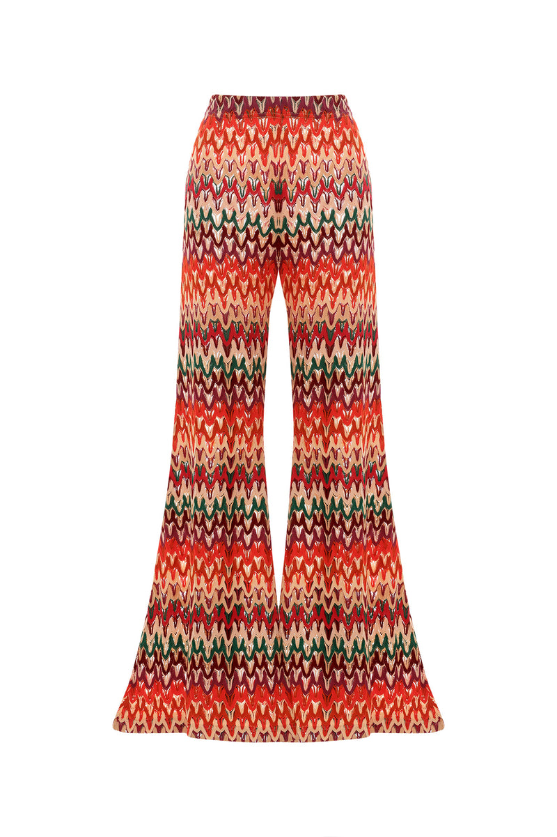 Monike Praia Flare Kitted Pants