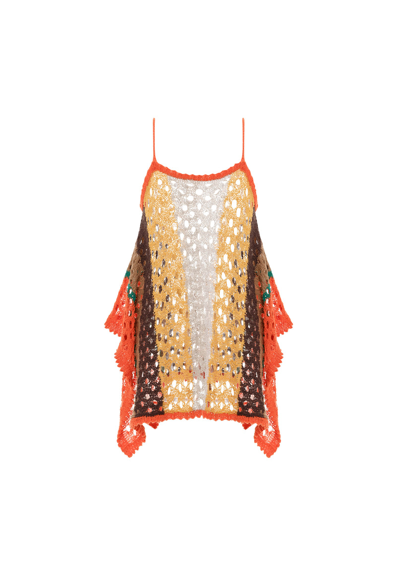 Caicos Praia Crochet Dress Tunic