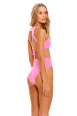 Blair Ross Pink Bikini Top