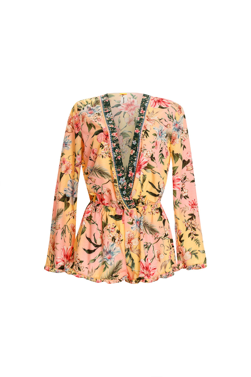 Larissa Sally Floral Romper