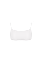 Lina Sally White Bikini Top