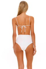 Lina Sally White Bikini Top