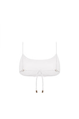 Lina Sally White Bikini Top