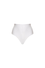 Alicia Sally White High Waist Bikini Bottom