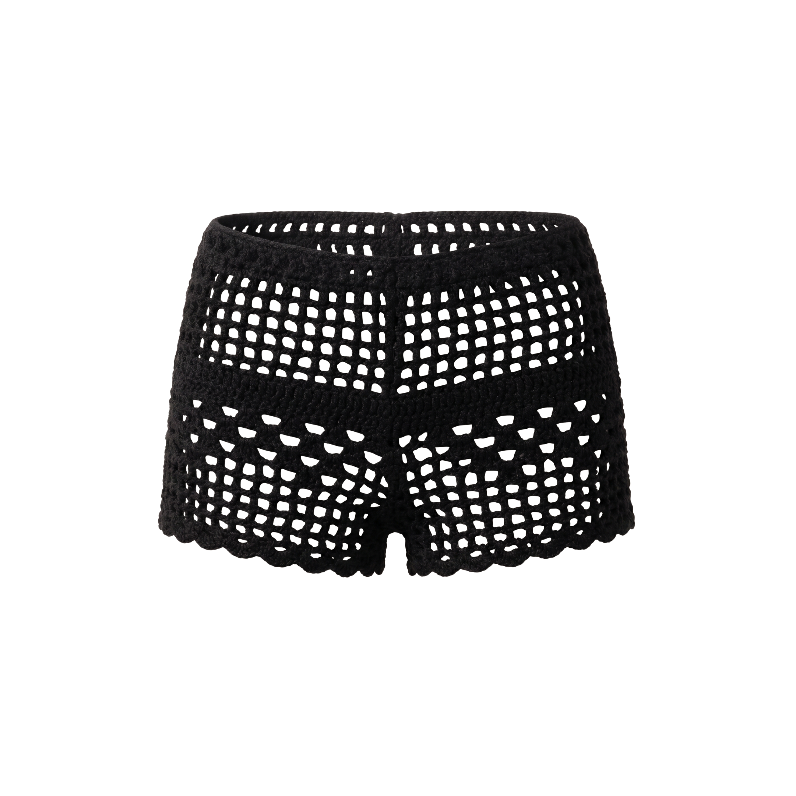 Ink Minq Crochet Shorts