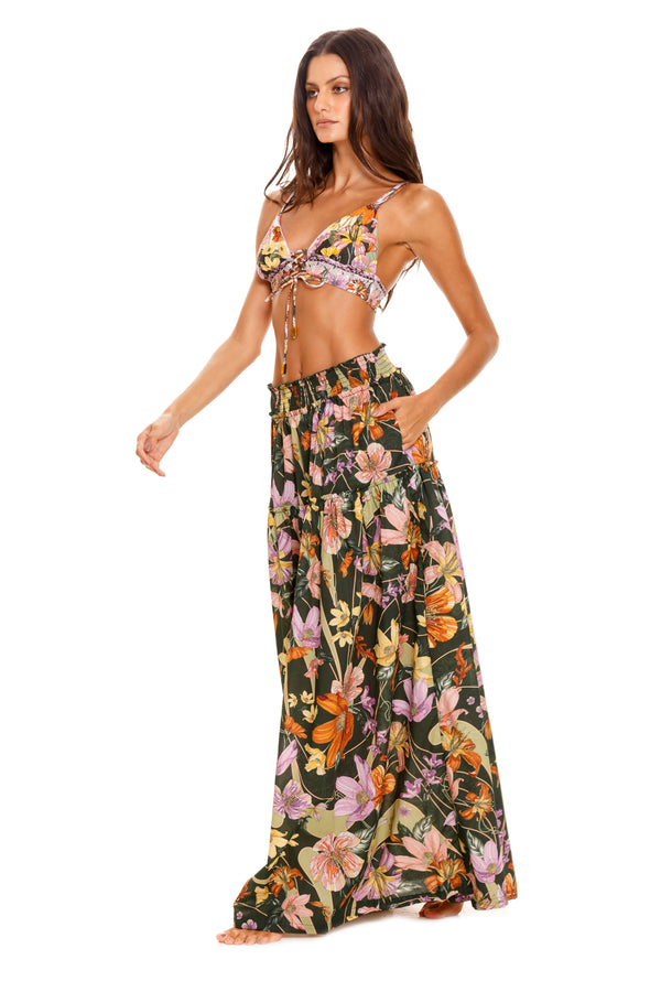 Jenna Vitreo Floral Maxi Skirt