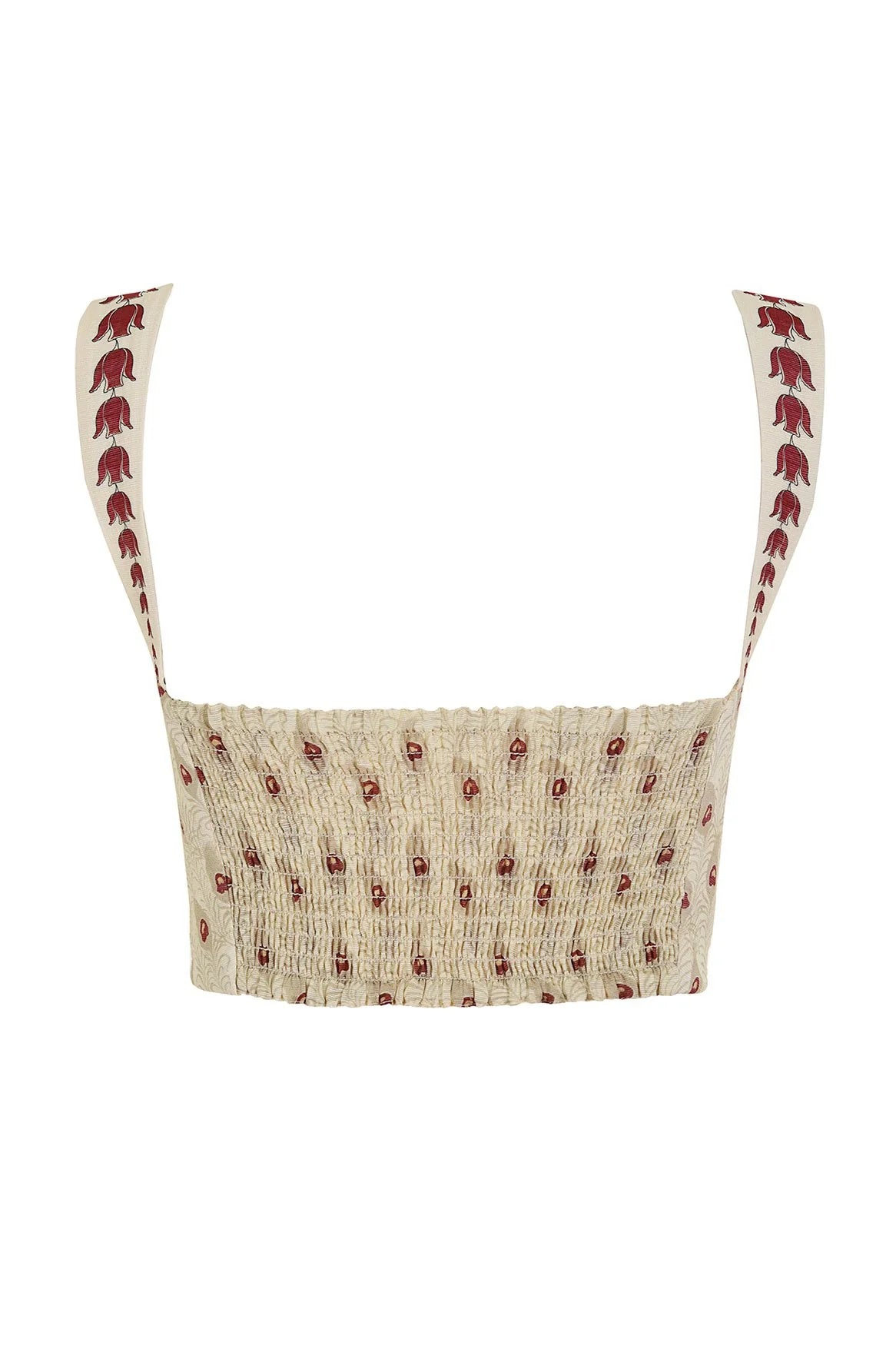 Nader Lupe Plume Crop Top