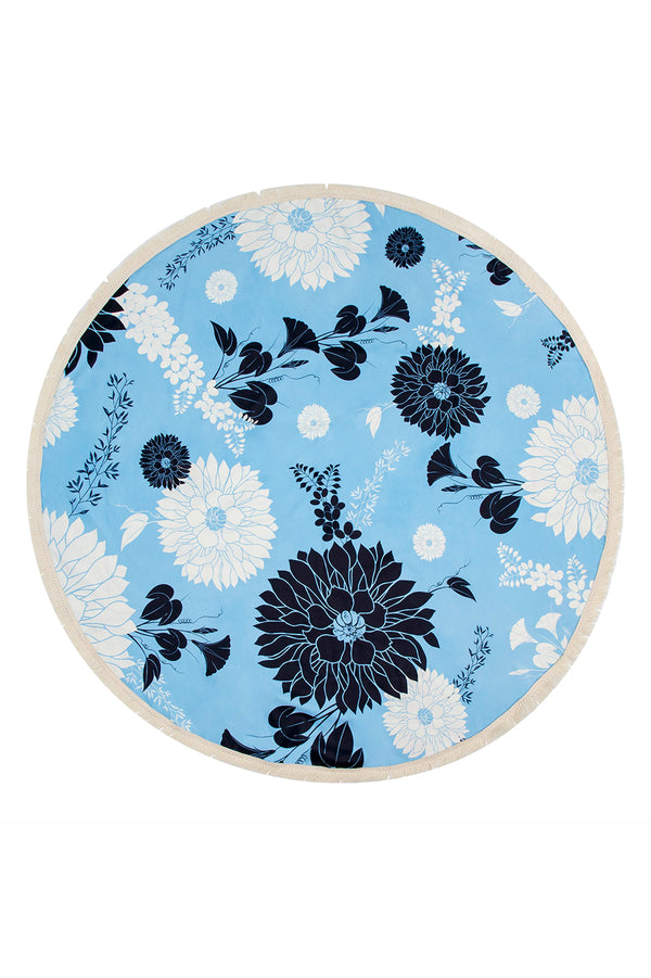 Cinder Kaaw Round Beach Towel