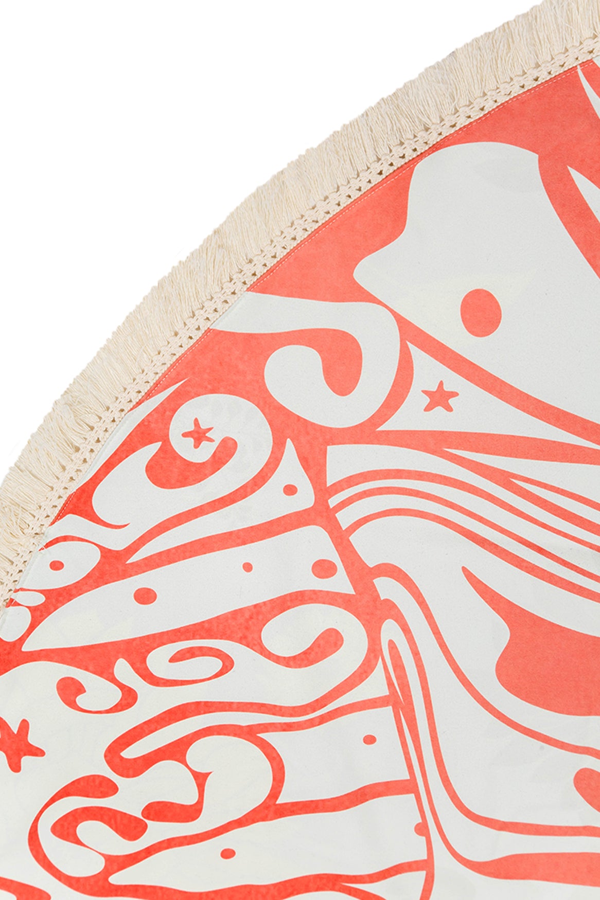 Cinder Kaaw Round Beach Towel