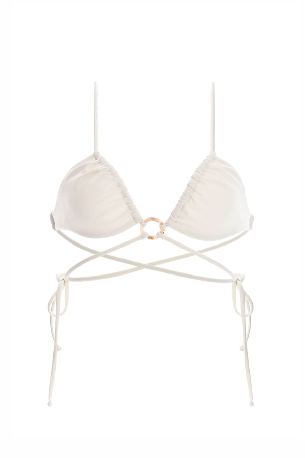 Lake Kaaw Ivory Bikini Top