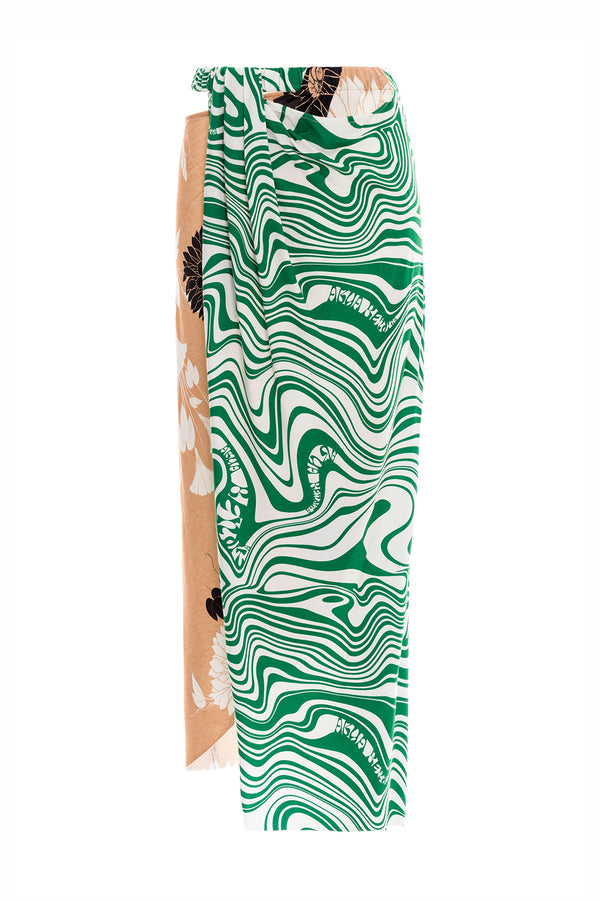 Harlyn Kaaw Swirl Maxi Skirt