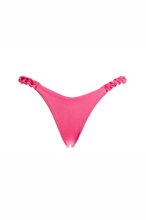 Adele Aine Solid Pink Bikini Bottom