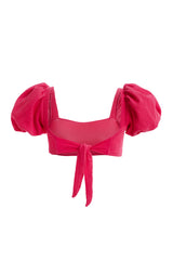 Calista Bright Rose Bikini Top