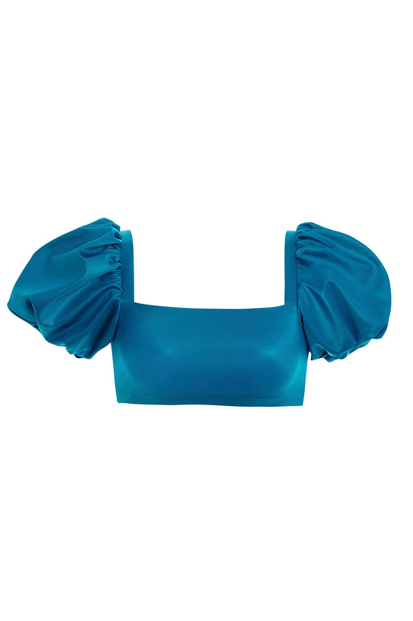 Calista Nettuno Teal Bikini Top